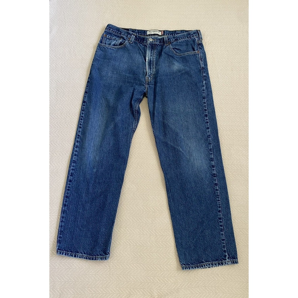 Levi's 550 Relaxed Fit Denim Blue Jeans Men's size 40 x 32